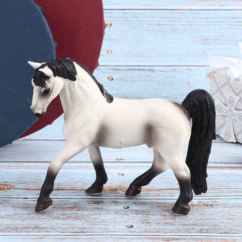 Simulation white horse model - white,