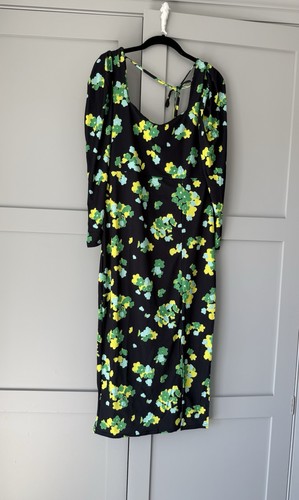 Oasis green floral jersey - oasis,