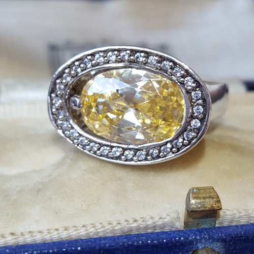 Sterling silver ring simulated - sterling,
