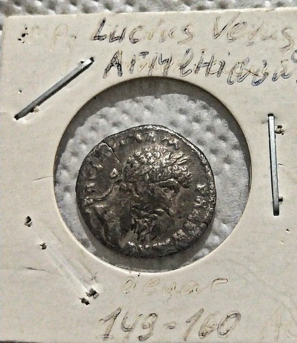 Roman coin lucius - roman, verus