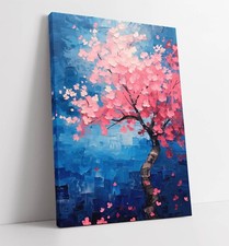 VIBRANT SAKURA TREE IMPASTO