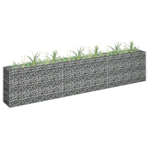 Gabion planter galvanised - gabion,