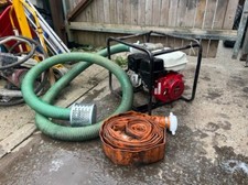 Honda 3" Petrol Trash Water Pump High Flow Petrol C/W hose/fittings £500+VAT