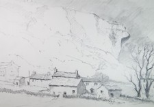 Original pencil drawing - pencil,