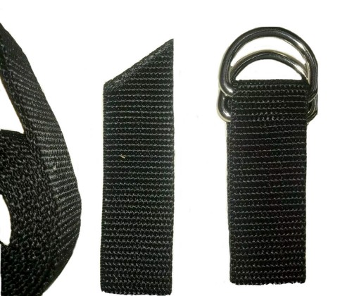25mm webbed twin ring lashing - 25mm,