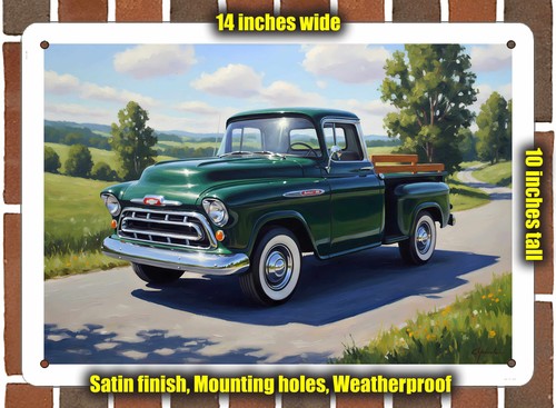 Metal sign 1957 chevrolet - -,