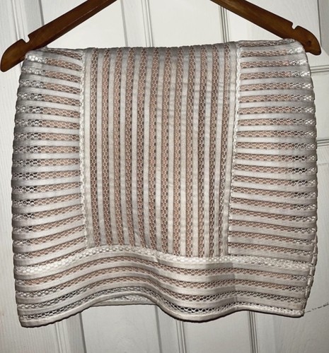 Miss guided white ribbed two