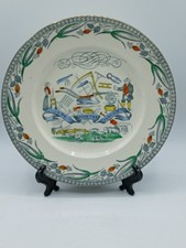 Antique Burgess and Leigh (B & L) 'God Speed the Plough'  plate 22 cm / 8.75"