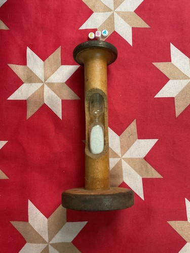 Vintage handmade egg timer - vintage,
