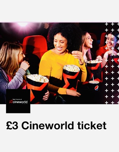 Cineworld cinema ticket - cineworld,