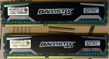 Crucial Ballistix Sport DDR3 16GB 2x8GB 1600 CL9 Memory RAM