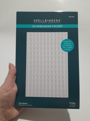 Spellbinders tile mosaic - 3d,