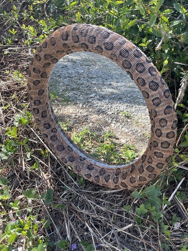 Wicker leopard animal print - animal,