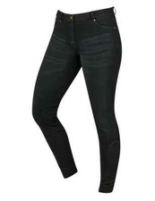 DUBLIN Shona Knee Patch Denim Breeches, Womens, 2 Colour Options