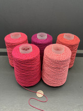 5 X 200G 5/28NM 100% CASHMERE PINK TWISTS T&D VARIOUS PINK TWIST 3 PLY