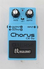 USED BOSS CE-2W WAZA CRAFT Chorus Compact Pedal Guitar Audio Equipment