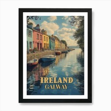 Galway Ireland Retro Irish