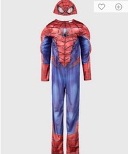 Marvel Childs Padded Spider-Man Costume & Mask Age 9/10 years New