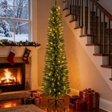 7FT Slim Christmas Tree LED