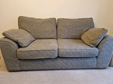 Next Grey Fabric 2/3 Seater Sofa And Snuggle Chair. Used Condition. Collect Only