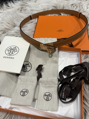 New hermes kelly belt gold - new,