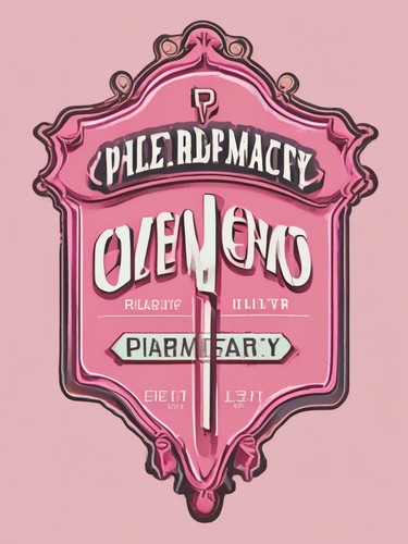 Vintage pharmacy sign - vintage,