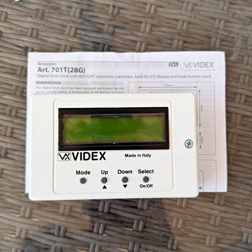 Videx art 701t - digital, time