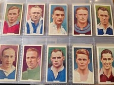 Godfrey Phillips, soccer stars, 1936, full set of 50 cards, Dixie Dean etc.
