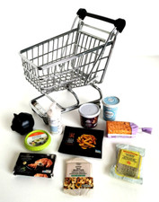 M&S Little Shop Trolley Set With 10 Foods Marks and Spencers Collectables Set
