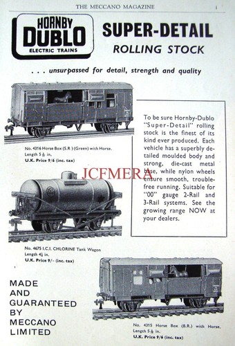 1960 hornby dublo - 1960, hornby-dublo