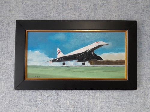 Concorde original oil - concorde,