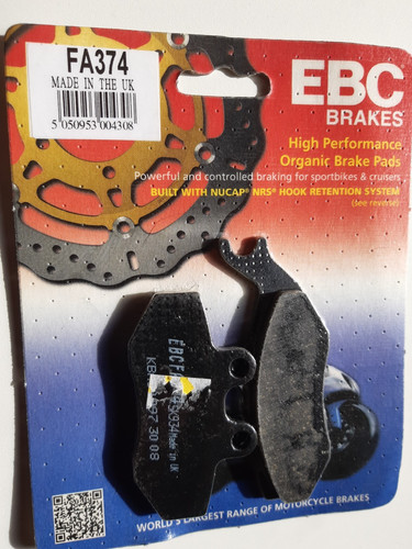 Ebc fa374 front brake - ebc, pads