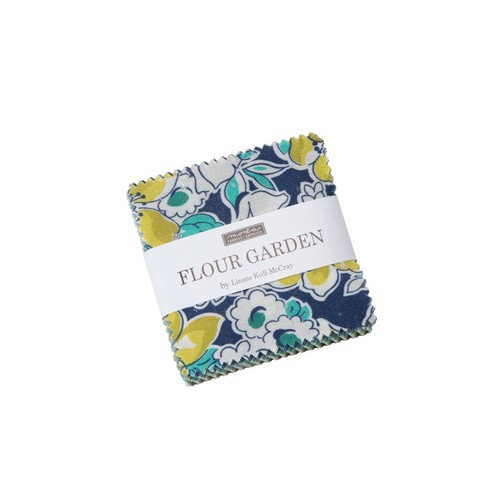 Moda flour garden mini charm - garden,