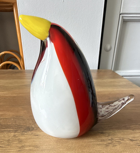 Art glass bird figurine - art,
