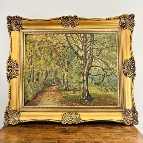 Large antique oil painting - antique,
