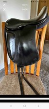 nick dolman black 17.5 dressage saddle 