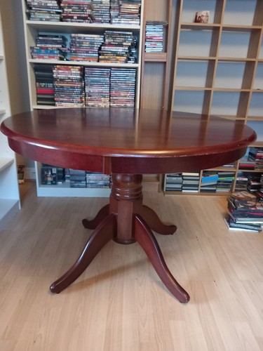 Mahogany colour table 120cm - table,