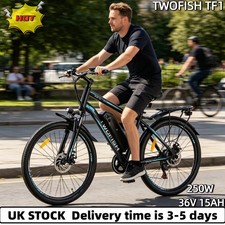 New men women bike city - e-bike, 26"
