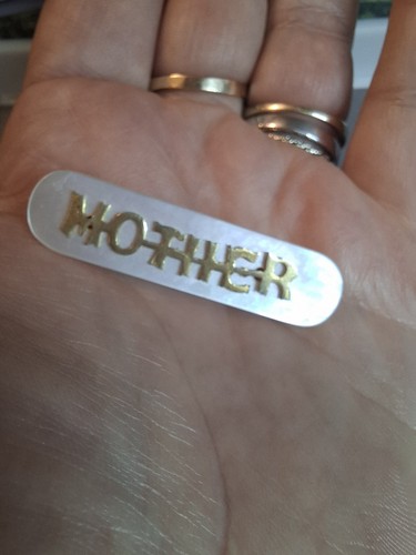Vintage clasp mother of - clasp,