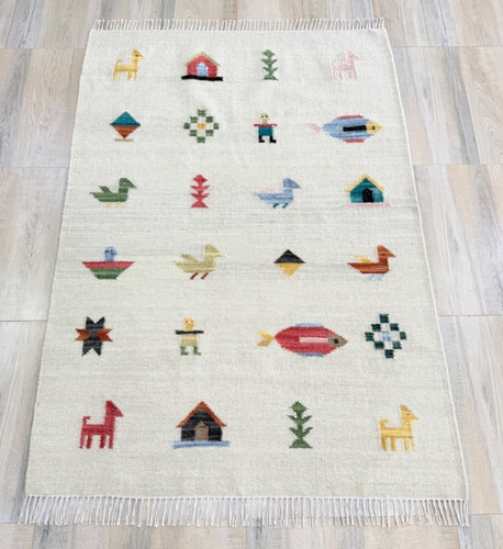 Tribal hand woven wool - tribal,