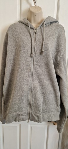 Zara grey zip hoodie over - zip,