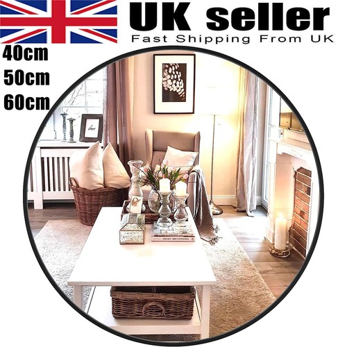 Large round wall mirror - large,