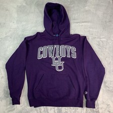 Champion Men’s Hoodie Medium Dallas Cowboys Purple Pullover Eco Fleece America