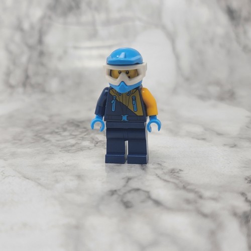 Lego arctic snowmobile - snowmobile, driver