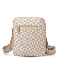 All Over Print Zipper Crossbody Bag
