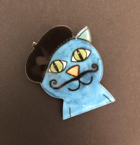 French blue beret cat - beret,