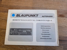 Blaupunkt Toronto Instruction Book