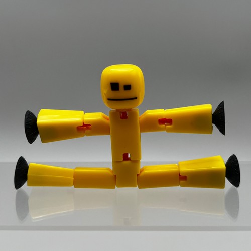 Zing stikbot yellow poseable - zing,