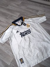 #7 Raul 1999-00 Retro Vintage REAL Madrid Football Shirt