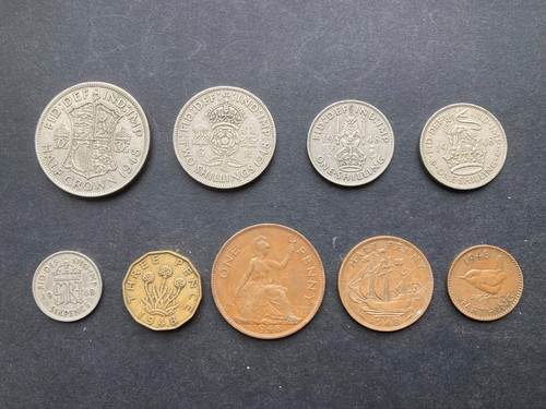 1948 set coins year to - year,